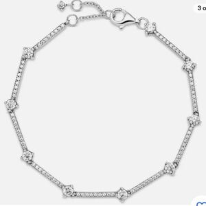 Pandora Sparkling Pave Bars, Clear CZ Bracelet